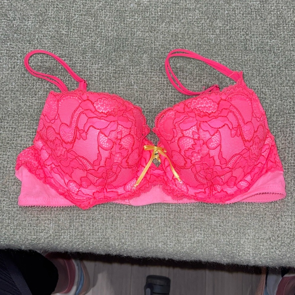 Victoria's Secret Pink Lace Balconette Bra